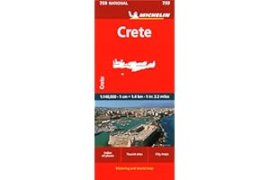 Crete - Michelin National Map 759 (Michelin Maps National, 759)