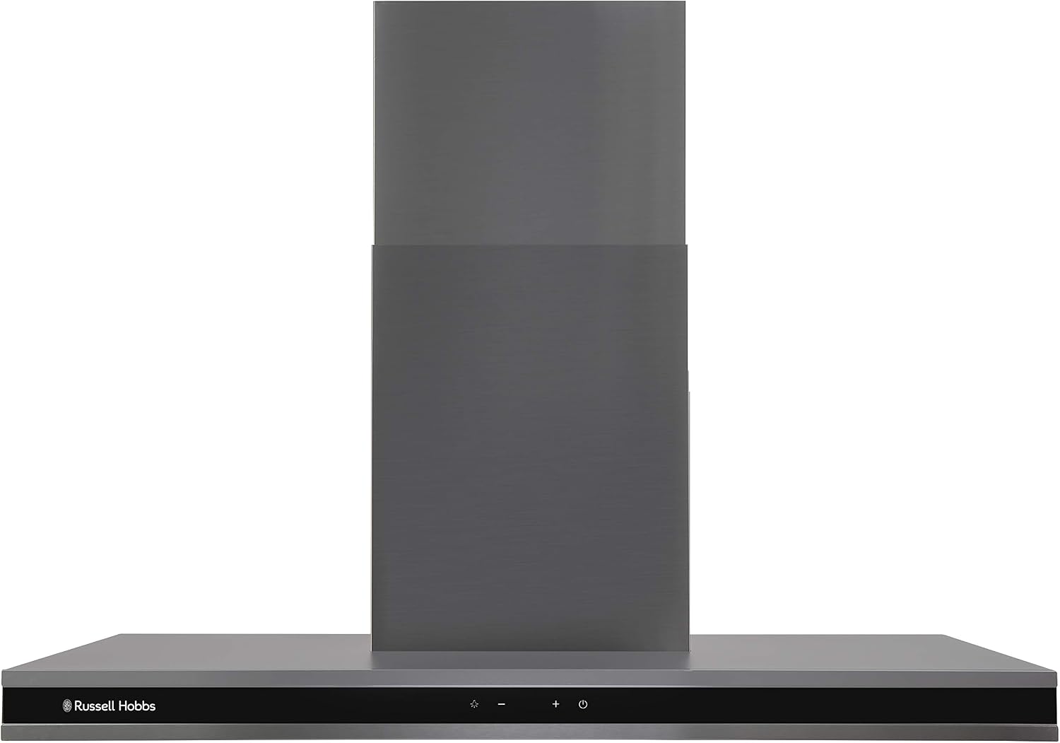 Russell Hobbs RHGCH903DS 90cm Midnight Collection T-Shaped Chimney Cooker Hood, Dark Steel