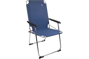 Bo-Camp Copa Rio Comfort - Sedia da campeggio pieghevole in alluminio