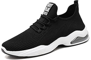 FAZEU Uomo Scarpe da Ginnastica Sportive Sneakers Dimensione Scarpe da Camminata Basse Basket Sport Outdoor Running Fitness Respirabile Mesh Scarpe da Corsa y Barca