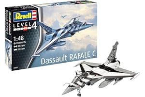 Revell - Maqueta de Dassault Aviation Rafale C, Kit Modelo, Escala 1: 48 (03901)