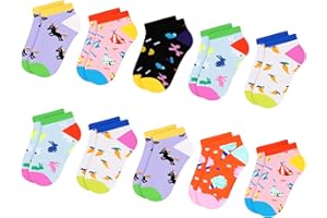 Libella 12 paia Calzini Bambini Calze Ragazze Cotone Conforto Traspirante per Primavera Estate calzini per sneaker colorati 2108