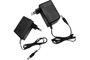 EDELSTAHLSHOP AC - AC 12V Steckernetzteil 5,5mm Hohlstecker Wechselspannung Netzteil Trafo(12V/500mA)