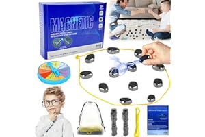 Coffee Life Plus Juego de Ajedrez Magntico,Juego De Imán De Mesa,Juego de Mesa Magnetico Ajedrez,Magnetic Chess Game,Juego de Imanes de Mesa,ajedrez de Viaje para reuniones Familiares y Camping