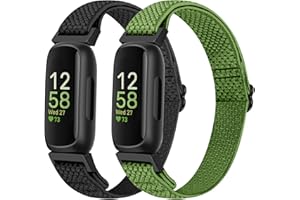 SHIJZWD Cinturino compatibile con Fitbit Inspire 3/Fitbit Inspire 2/Fitbit Inspire/Fitbit Inspire HR/Fitbit Ace 3/Fitbit Ace 2, regolabile elastico in nylon cinturino di ricambio per Fitbit Inspire 3