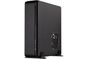 SILVERSTONE TECHNOLOGY SilverStone SST-FTZ01B - Fortress High-End Mini-ITX Gaming HTPC obudowa, czarna