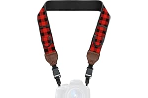 USA GEAR Cinghia della Fotocamera con Fibbie a Sgancio Rapido e Tasche di Conservazione Sccessorie - Compatibile con Fotocamere Canon, Fujifilm, Nikon, Sony DSLR, Mirrorless e Istantanee