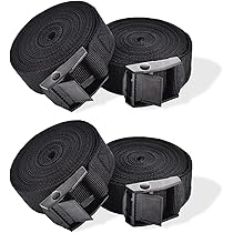 10-Pack Soft Loop Tie Down Straps - 1,500 Lb Capacity, For Securing Motorcycles, ATVs, Lawn Equipment