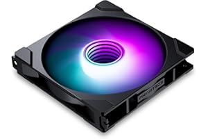 PHANTEKS M25 Gen2 PC Fan 140mm RGB – Reverse Blade Gaming PC Fan Black | PWM Fan - up to 1,800 RPM - Modular System - High Airflow - Low Vibration - Quiet