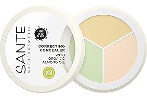 ‎SANTE NATURKOSMETIK SANTE Naturkosmetik 3-in-1 Correcting Concealer - 6g - kaschiert Augenringe & Hautunebenheiten - mit Bio-Mandelöl - vegan & dermatologisch getestet
