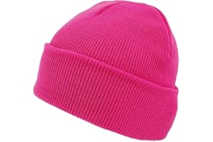 KOMONEE Beanie Hat Plain Soft Comfortable Casual for Men Women Warm Knitted Winter Woolly Skully Ski Headwear