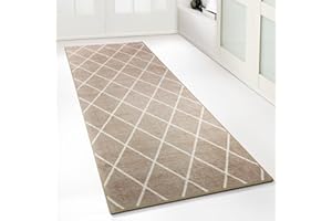 FLOORDIREKT Floordirect Cosenza - Alfombra de pasillo (80 x 250 cm, acabado de, parte trasera antideslizante de gel, 5 colores disponibles)