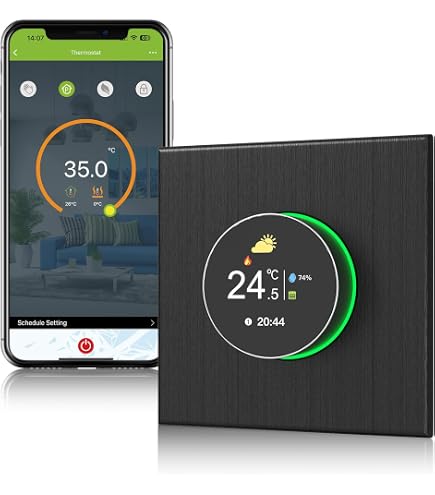 Termostato WiFi Intelligente Per Caldaia A Gas - Controllo Da App, Programmabile, Con Comando Vocale E Antigelo