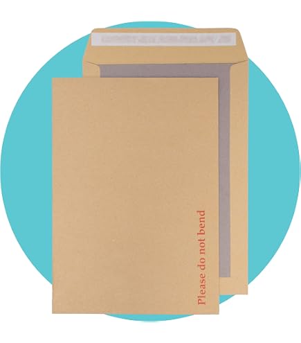 Enveloppes Cartonnées A4 – 20 Pièces – Dos Rigide « Ne Pas Plier » – Résistantes Et Sécurisées - 7