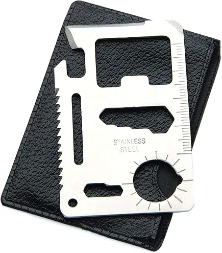 Multi-Tool A Fiocco Di Neve 18 In 1 In Acciaio Inossidabile - Portachiavi Multifunzione Con Apri Bottiglie, Cacciaviti, Chiavi Esagonali