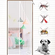 Zanzariera Magnetica Per Porte 120x230 Cm - Facile Installazione Senza Forare, Ideale Per Animali E Bambini