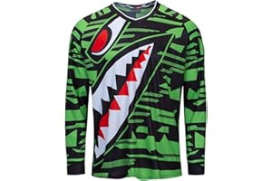 PSPORT Dirt Bike Shirts for Men Motocross Shirts Mountain Cycling Jersey Long Sleeve Enduro Off Road Reacwear BMX Riding