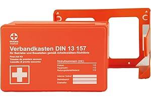 ACTIOMEDIC Gramm medical 418.035.01511 Betriebsverbandkasten, orange, 26 x 9 x 18 cm