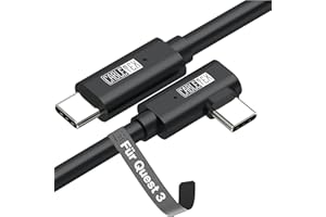 ‎CABLETEX CABLETEX 5m Link Kabel für Meta Quest 3, Oculus Quest 2, PICO 4, PSVR2, Steam VR – USB 3.2 USB C Kabel für VR Headset und Gaming PC, 5 Gbit/s Datenübertragung