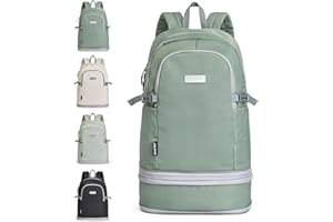 G4Free Plecak gimnastyczny 35 l, wodoodporny, marynarski, torba bagażowa z przegródką na buty i kieszenią na mokro, lekka, na co dzień, sportowa torba na siłownię