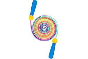 Corda per Saltare bambin, WAYOFSUC Speed Corda di Salto Regolabile con la Maniglia di legno, Regolatore di Lunghezza per Fitness, Perdita di Peso 250CM