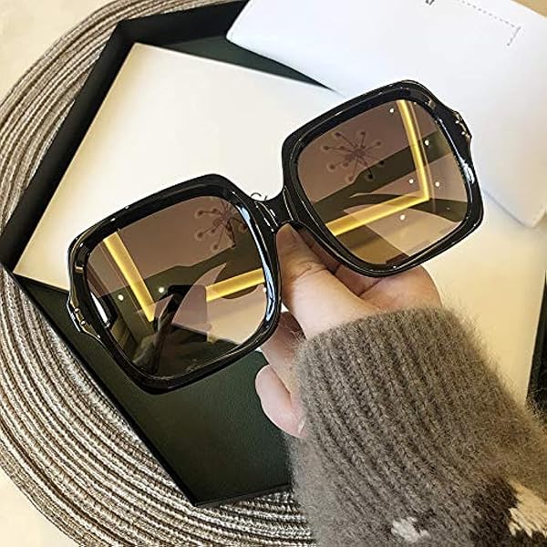 Oversized Square Sunglasses For Women & Men - Big Wide Fashion Shades With UV Protection