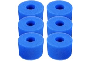 SKYSTUFF 6 filtros de piscina reutilizables lavables de repuesto Cartrigde para tina de hidromasaje tipo S1