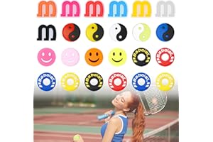 Pilikoll 24 Piezas Amortiguador Raqueta Tenis Antivibradores Tenis Silicona Amortiguador para Cuerdas de Tenis Amortiguador de Raqueta de Tenis Amortiguador de Silicona de Tenis para Jugadores de Teni