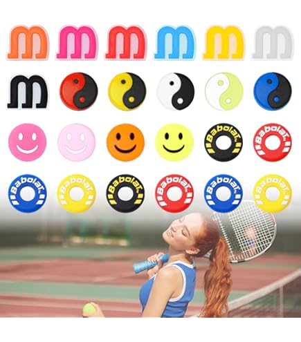 KLEHOPE Amortisseur Raquette Tennis, 18 Pièces Amortisseur