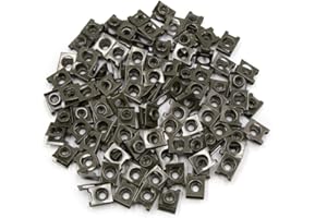 UXCELL sourcingmap 100 Pièces Moto métal vert foncé écrous M6 U Clip fixation carénage Vitesse