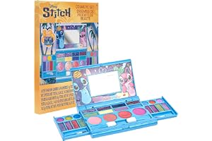 Stitch Sminkset Lipglans, Ögonskimmer & Borstar Portabelt