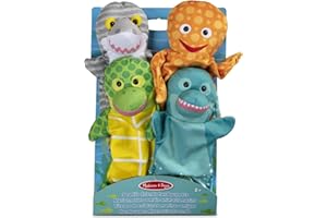 Melissa & Doug 4 Marionnettes à Main - Animaux Marins