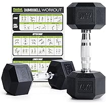 SONGMICS Manubri, Set Di 2 Manubri Esagonali, Set Di Pesi Da 20 Kg In Totale, Per Allenamento, Fitness, Sollevamento Pesi A Casa, Palestra, Nero Inchiostro SYL010B01