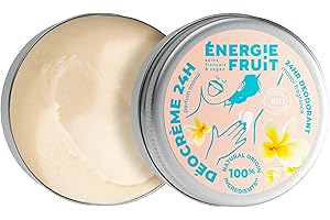ENERGIE FRUIT | Déodorant crème 24h | Parfum Monoï | BIO certifié par ECOCERT