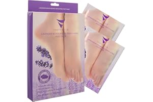 ANQEER HUB Foot Peel Mask (2 Pairs) - Foot Mask for Baby soft skin - Remove Dead Skin | Foot Spa Foot Care for women Peel Mask Gel for Men and Women Feet Peeling Mask Exfoliating (Lavender)