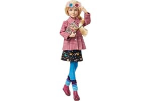 Mattel Harry Potter - Luna Lovegood Sammelpuppe (ca. 25 cm) mit Tweed-Jacke, Rock und Strumpfhose, einschließlich Quibbler und Spectrespecs, Geschenk ab 6 Jahre GNR32