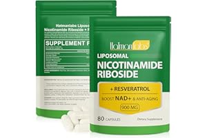 TOOFFI NAD+ Supplement - NAD+ Supplement with Nicotinamide and Resveratrol - 900mg NAD Supplement - High Purity NAD Supplement for Anti-Aging - Support Cellular, Muscle & Energy, 80p