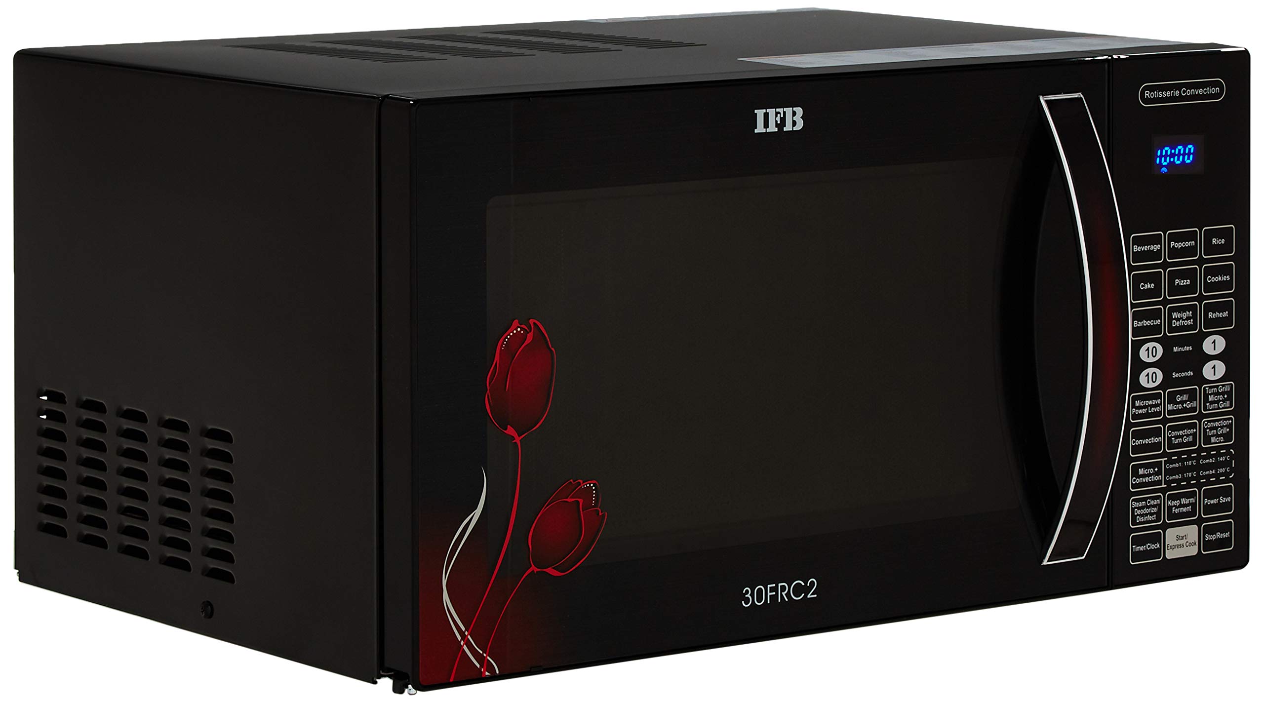 IFB 30 L Convection Microwave Oven (30FRC2, Floral Pattern) (Black), STANDARD - Image 3