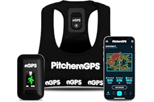 PITCHEROGPS Pitchero GPS Soccer Player Tracker Bundle – (Adulto Medium) | Giubbotto sportivo GPS con abbonamento a 12 mesi | Attrezzature per allenamento calcio per performance e fitness Tracking