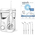 Waterpik Ultra Plus Water Flosser, 5 Tips, Advanced Pressure Control System, 10 Settings, Dental Plaque Removal Tool, White, WP-150UK