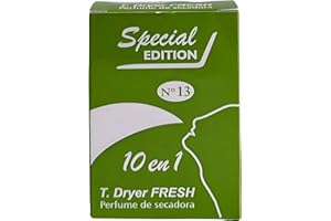 T.DRYER FRESH Dryer FRESH - Toallitas secadora perfumadas - Suavizante antitabaco perfumador de ropa duradero - Desodorizante profesional de ropa limpia - Perfume quita olores tejidos - Olor a Downi (100 lavados)