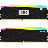 V-Color Manta XFinity+ ARGB 32GB (2x16GB) DDR5 6400MHz CL32, Dahili Sıcaklık Ekranı, Intel XMP 3.0, SK Hynix IC, Oyun Masa&uuml;st