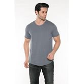 Black Horn Erkek Geniş Yaka%100 Pamuk Salaş T-Shirt