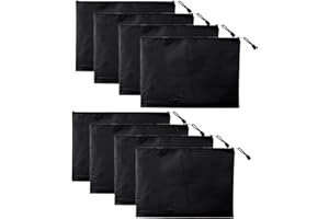 CHAUSA 8 Pièces Pochette Rangement pour Pieces de Monnaie Pochette Billet de Banque Sac Monnayeur Pochettes Etanche Document Sac de Documents idéales pour Stockage Sécurisé d Argent et Documents Pratiques