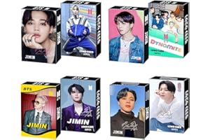 ZHENGGE 4 Pack/120 Pcs BTS JIMIN Lomo Card KPOP Bangtan Boys Photocards Greeting Card with Postcards Box