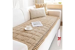 Pawcart Couch Cover,Ultra-Soft Fluffy Plush Sofa Protector, With Cushion Cover,Anti-Static Non-Slip Washable Thickened Pet Ha
