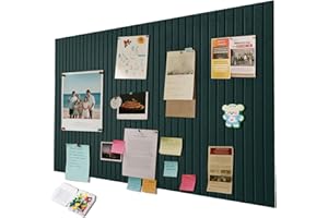 EUBSWA Tableau en Liège Mural 40 x 60 cm, Feutre Adhésif, Tableau d'affichage décoratif en feutre avec ruban adhésif, panneau liege mural affichage photo vision board