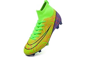 DimaiGlobal Scarpe da Calcio Uomo Sportivo attività all'aperto Tacchetti Professionali competizioni Scarpe da Allenamento Teenager Scarpe da Calcetto Prato Artificiale