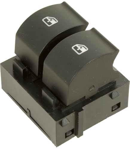 Interruttore Alzacristallo Auto Anteriore Sinistro Per Fiat Grande Punto – In ABS, Sostituisce 735451232, 735428719, 735411026