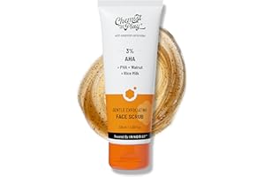 Chemist At Play Gentle Exfoliating Face Scrub with Mandelic Acid & Walnuts | Removes Dead Skin & Blackheads | Detans |Gives Instant Glow| Face Scrub for Women & Men | 100ml